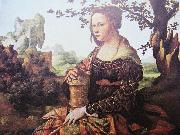 Jan van Scorel Maria Magdalena Spain oil painting artist